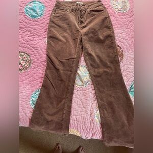 Maurices Wide Leg Brown Corduroy Jeans